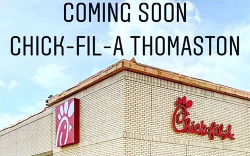 Coming Soon - Chick-fil-A Thomston