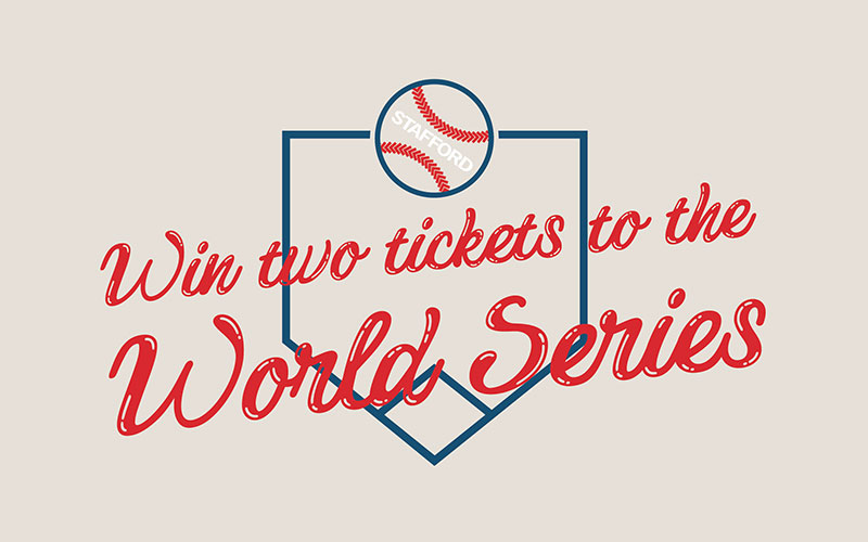 Win two tickets to the World Series