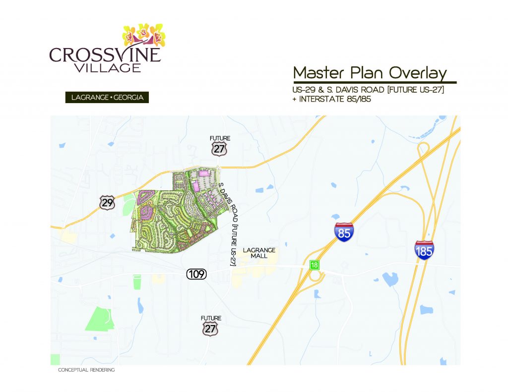 Crossvine master plan overlay